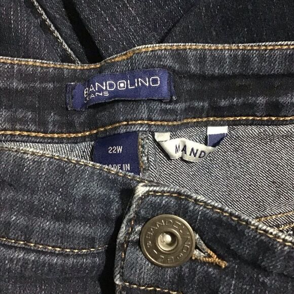 Bandolino Mandie Dark Wash Jeans 22W - Picture 5 of 7